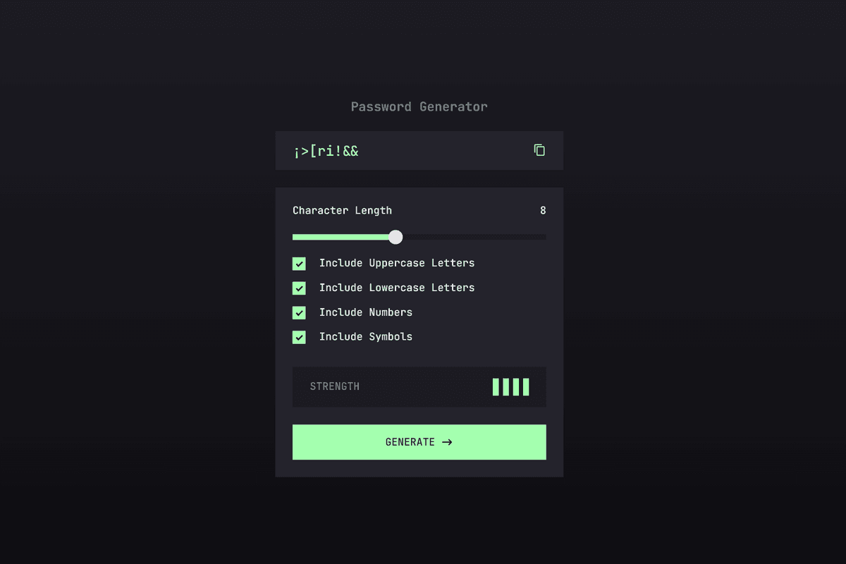 Password generatorproject image
